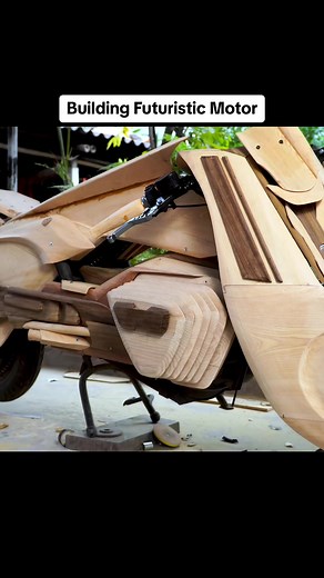 Poor Man Builds Two Wooden Electric Motorcycles #homemade #diy #foryou #woodart #ndwoodart #building #crafting #