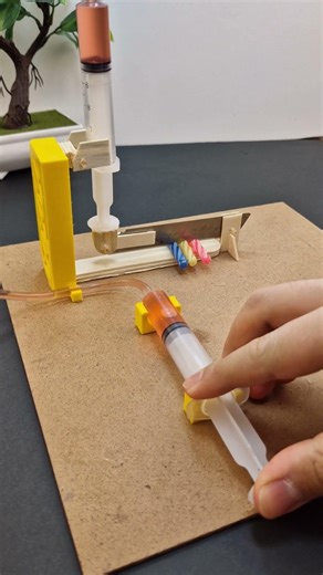 Hydraulic cutter | #dcmotor #techexperiments #motor #hydraulic #tech #experiment