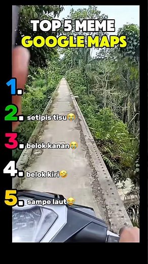 Top 5 Meme Google Maps😭