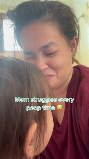 Mom Struggles Every Poop Time 😅