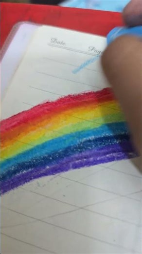 rainbow sky draw 😍💛