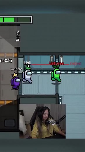 How to play impostor 101 with @valkyrae 🔪💀 #amongus #gaming #victory