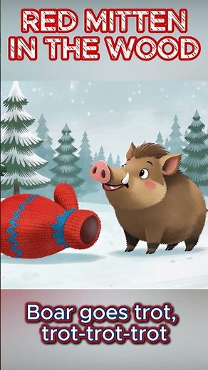 ❄️🧤 WINTER MITTEN FRIENDS 🧤❄️❄️🐾 ANIMALS IN THE RED MITTEN 🐾❄️