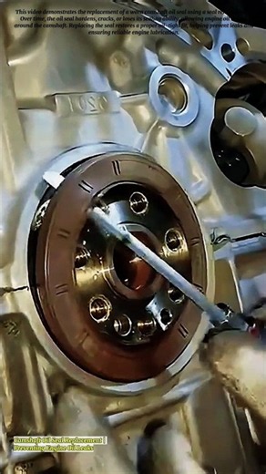 Camshaft Oil Seal Replacement | Preventing Engine Oil Leaks