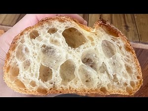 Making of French Bread dough. Japanese baker.