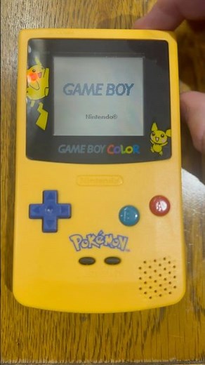 Pokémon Blue on Gameboy Color in 2025