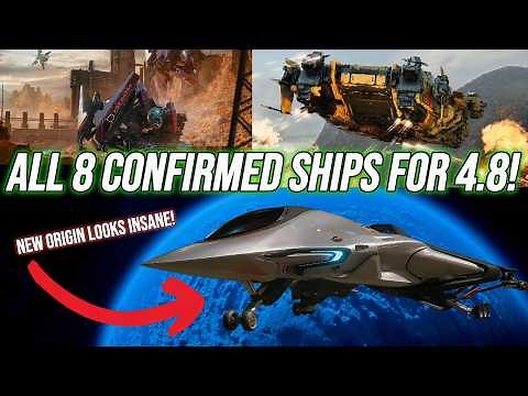 Star Citizen | ALL 8 NEW Ships Releasing With DefenseCon/4.8! Origin's Looks INSANE!