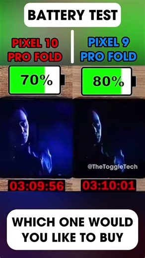 Old vs New Pixel Fold (Wait For End)