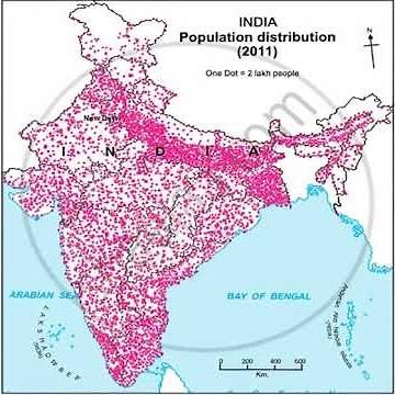 Population Density of India