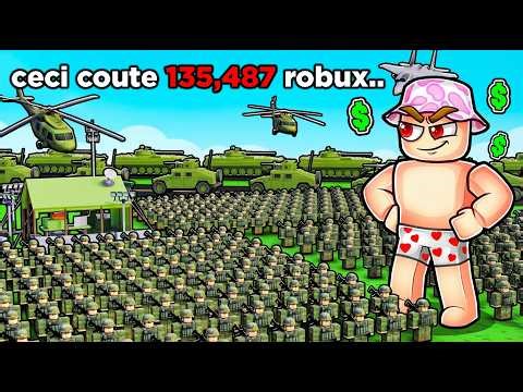 J'ai acheté 349,937 Soldats pour Créer la plus grande Armée de ROBLOX