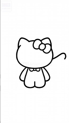 How to Draw Hello Kitty Angel #drawing