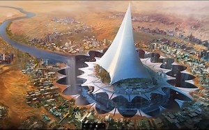 C4D教程 —— C4D  PS 超现实异时空科幻场景设计