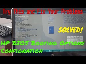 HP Laptop Boot Menu & BIOS Options in New Model 2022 || UEFI and Legacy Boot Options || Ahmad Latif