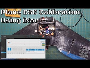 Plane ESC calibration using iNav