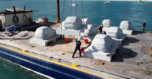 Behind the underwater sculpture park transforming concrete into a coral reef