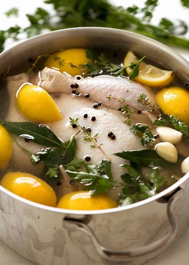 Once you've had brined chicken - it's hard to go back to anything else. The chicken is so succulent and tender!! https://www.recipetineats.com/chicken-brine-recipe/ | RecipeTin