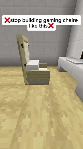 How to Build King Chair Minecraft