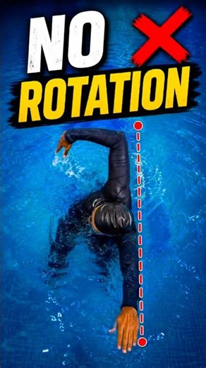 Fix Your Freestyle With Shoulder Rotation 🔥 #shorts #swimtips
