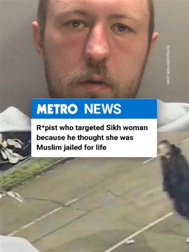 A man who targeted a Sikh woman thinking she was a Muslim told her he was her ‘British master’ as he raped her. John Ashby, 32, physically assaulted the victim in her home, who repeatedly told him she was Sikh, for 'at least 24 minutes.' Ashby was jailed for life with a minimum term of 14 years on Friday. #ukcrime #ukjustice #uknews