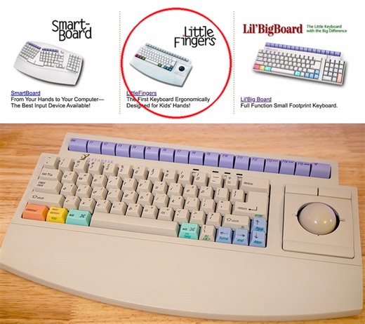Many Companies Refused to Manufacture LittleFingers, a Strange Kid-Friendly Keyboard from the 90s