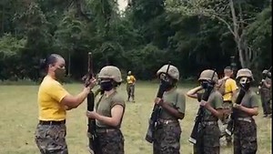 Echo Company Assault Course Recruits with Echo Company, 2nd Recruit Training Battalion, conduct the Bayonet Assault Course at Leatherneck Square, Marine Corps Recruit Depot Parris Island, S.C. April 15, 2021. Bayonet techniques are taught throughout recruit training as part of the Marine Corps Martial Arts Program, the techniques that are taught to educate recruits on hand to hand combat. (U.S. Marine Corps video by Lance Cpl. Godfrey Ampong) | Marine Corps Recruit Depot Parris Island, S.C.