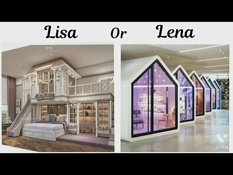 Lisa or lena💕(aesthetic room, bedroom and furniture decor) pick one game
