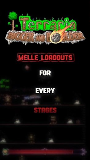 ⚔️ Best Melee Loadout Progression in Terraria 💪 (Pre Boss to Moon Lord) #shorts #terraria #guide