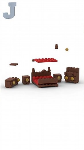 LEGO Classic Bedroom Set Speed Build #letsbuildlego