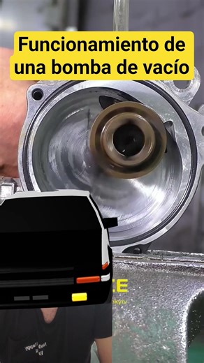 How does a vacuum pump work? #cars #mechanics #automobile