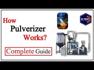 Pulverizer Machine Working | Hi-Tech Plastic Engineering