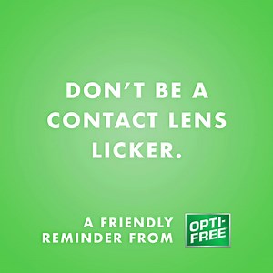 89K views | Your mouth is full of things that shouldn’t get on your contacts. Instead clean and disinfect your contact lenses with OPTI-FREE® Contact Lens Solution, so gross mouth bacteria won’t get on your eye. | OPTI-FREE® | Facebook