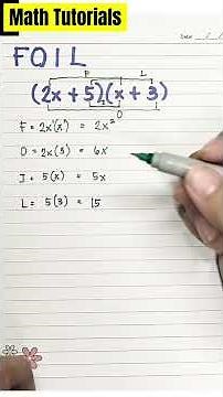 Apply the FOIL Method to solve the binomials #mathteachergon #maths