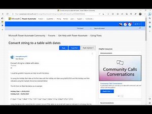 Power Automate - Generate sequence of dates using start & end date (Community Question Explained)