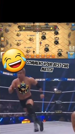 CWL Goes WWE - The Cringe Is Real #clashofclans #coc #clashofclanmemes #cwl