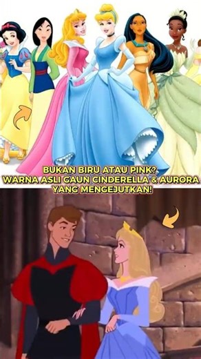 KITA DITIPU?! 👗 Rahasia Warna Asli Gaun Aurora & Cinderella yang Jarang Diketahui! 😱✨