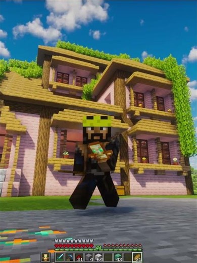 My Minecraft HARDCORE Castle BUILD Story ⛏️