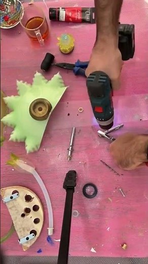 Assembling a Wall Lamp from Scratch! Watch the entire process in this time-lapse.