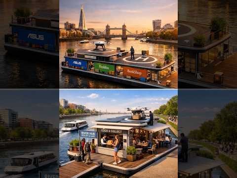 Using Rivers for inventory management and as Drone landing Pads