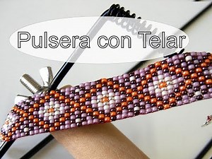 Abalorios Manualidades - Pulsera de Miyuki con Telar - Tutorial Completo