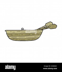 A simple looping animated cartoon rowing boat Stock Video Footage - Alamy