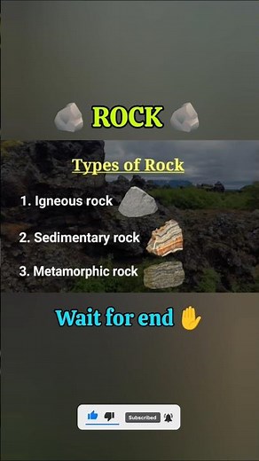 Know about Rock and types of Rock 🪨 #upsc #study