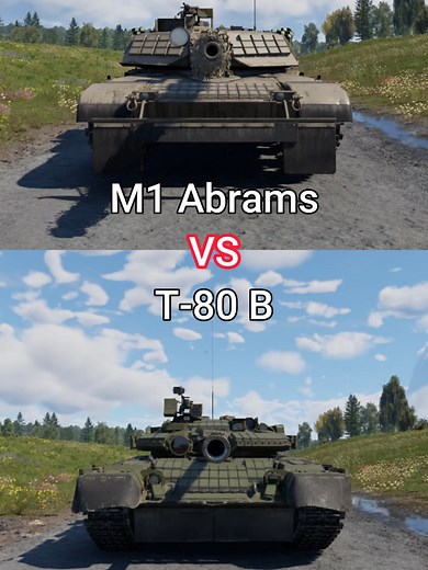 M1 Abrams vs T80 B: An Epic 360° Battle in War Thunder