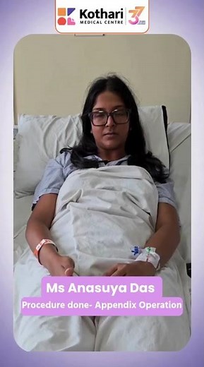 Successful Appendix Surgery at Kothari Medical Centre | Dr. Kushankur Guha