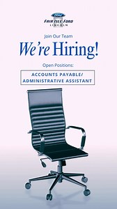 4.3K views · 13 reactions |  We’re hiring! Accounts Payable Clerk & Admin Assistant  Charlottetown, PEI |  $39,995–$45,000/yr | Full-time + benefits 茶 Full-cycle A/P + admin support | Excel & comms skills | Auto exp. an asset  Apply: Send your resume + cover letter to Mike Smith — msmith@fairisleford.com #FairIsleFordLincoln #NowHiring #PEIJobs #AccountingJobs #JoinOurTeam | Fair Isle Ford Lincoln | Facebook