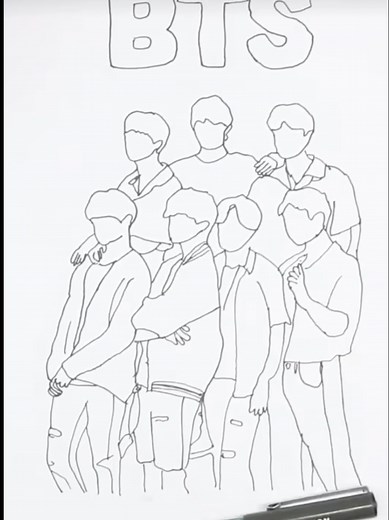 BTS Drawing: Capturing the Essence of BTS