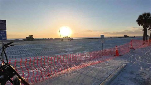 The biggest sand build you’ve ever seen