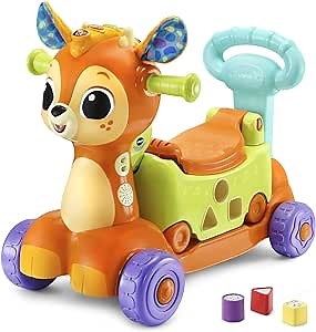VTech 4-in-1 Grow-with-Me Fawn Scooter (Frustration Free Packaging)