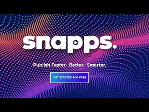 Introduction to the navigation menu in Snapps