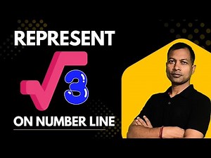How to Represent √3 on Number Line | Easy Geometrical Construction Using Compass & Ruler