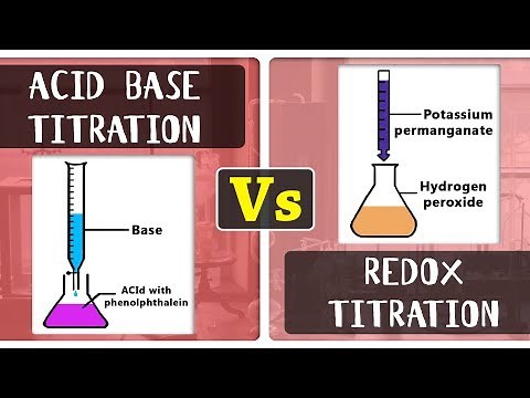 What is the Difference Between Acid Base Titration and Redox Titration | Analytical Chemistry